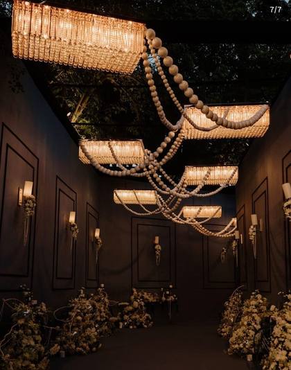 Ceiling and Aisle / Walkway — Reception decor