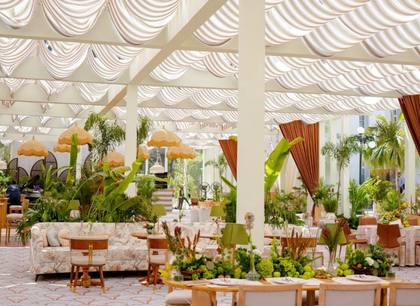 Ceiling and Lounge — Mehendi decor