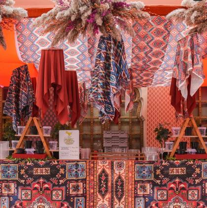 Ceiling and Bar — Mehendi decor