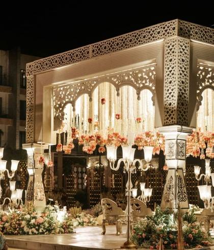 Ceiling and Mandap — Wedding decor