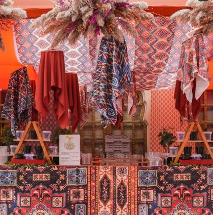Ceiling and Bar — Mehendi decor