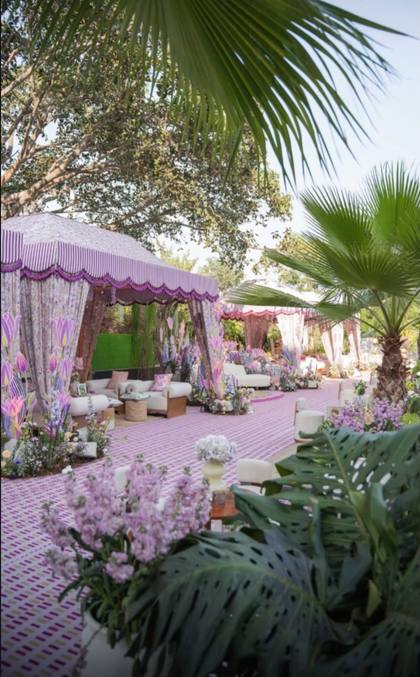 Ceiling and Lounge — Mehendi decor