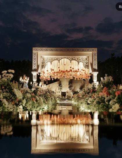 Ceiling and Mandap — Wedding decor