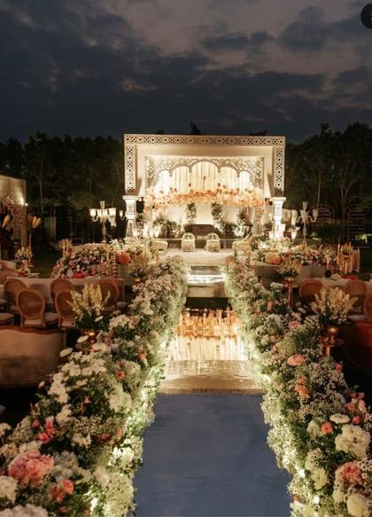 Ceiling and Mandap — Wedding decor