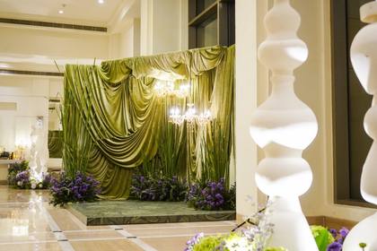 Backdrop and Stage — wedding decor — ITC Gardenia Bengaluru