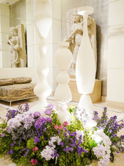 Floral detail and Photo-op — wedding decor — ITC Gardenia Bengaluru
