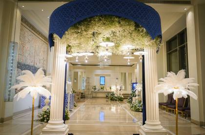 Gate / Entrance and Ceiling — Arrival / Lobby decor — ITC Gardenia Bengaluru