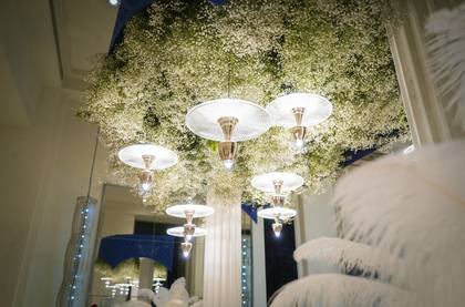 Ceiling — Reception decor — ITC Gardenia Bengaluru