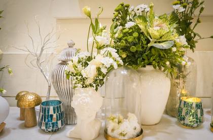 Floral detail — wedding decor — ITC Gardenia Bengaluru