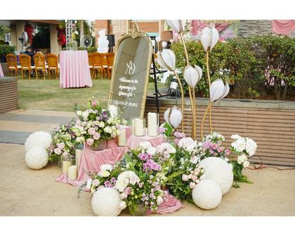 Signage and Photo-op — Welcome Lunch decor — ITC Gardenia Bengaluru