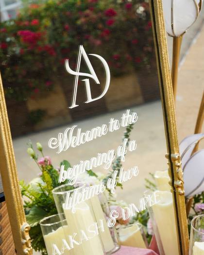 Signage — Welcome Lunch decor — ITC Gardenia Bengaluru