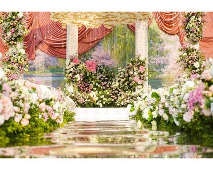 Mandap and Aisle / Walkway — Wedding decor — ITC Gardenia Bengaluru