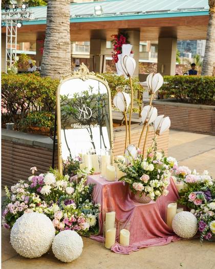 Signage — wedding decor — ITC Gardenia Bengaluru