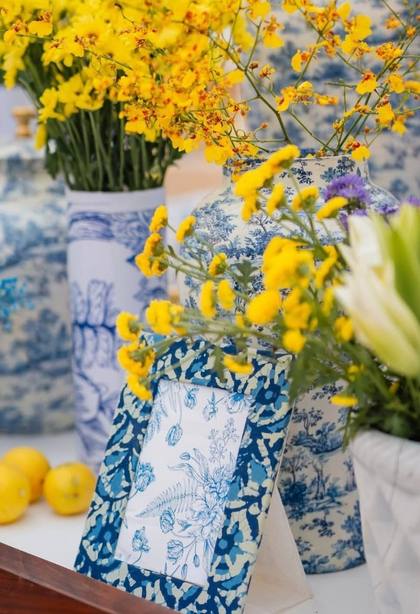 Floral detail and Tablescape — Welcome Lunch decor