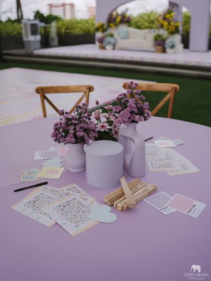 Tablescape and Backdrop — Mehendi decor — ITC Ratnadipa Colombo