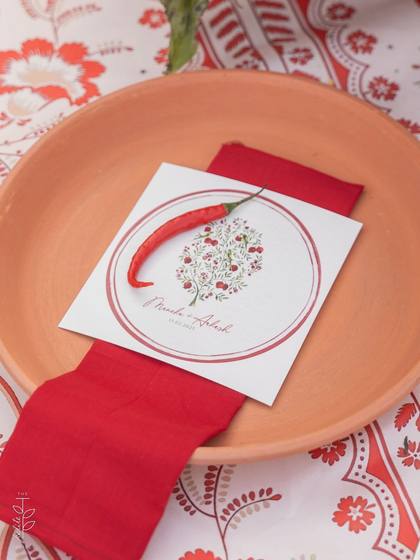 Tablescape — Welcome Lunch decor — The Leela Jaipur
