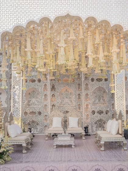 Mandap and Backdrop — Wedding decor — The Leela Jaipur