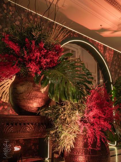 Floral detail — wedding decor — The Leela Jaipur
