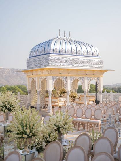 Mandap and Aisle / Walkway — Wedding decor — The Leela Jaipur