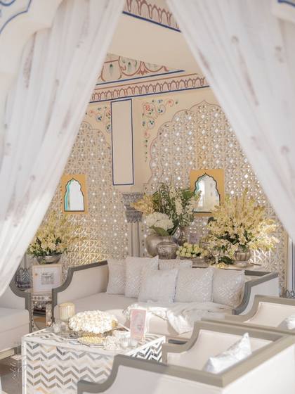 Lounge — wedding decor — The Leela Jaipur