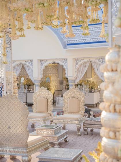 Mandap and Ceiling — Wedding decor — The Leela Jaipur