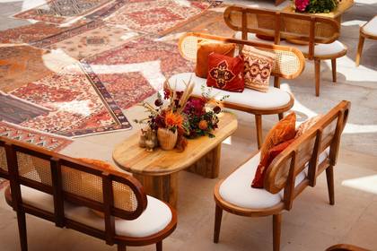 Lounge — Mehendi decor — Mulberry Shades Bengaluru