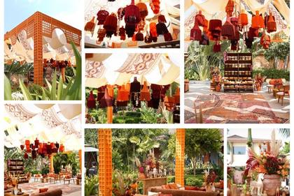 Ceiling and Lounge — Mehendi decor — Mulberry Shades Bengaluru