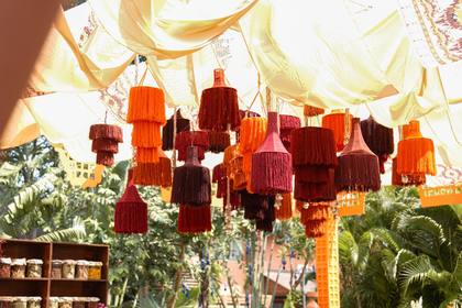 Ceiling — Mehendi decor — Mulberry Shades Bengaluru