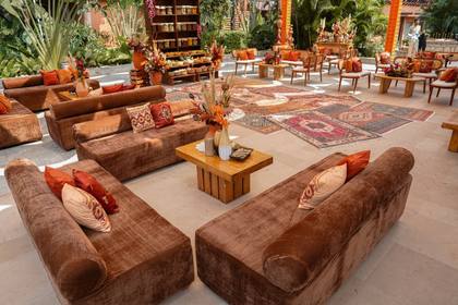 Lounge — Mehendi decor — Mulberry Shades Bengaluru