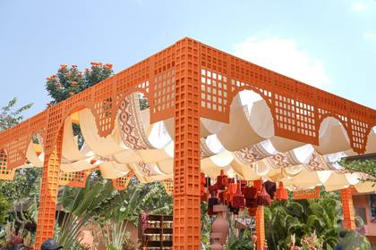 Ceiling — Mehendi decor — Mulberry Shades Bengaluru