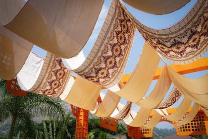 Ceiling — Mehendi decor — Mulberry Shades Bengaluru