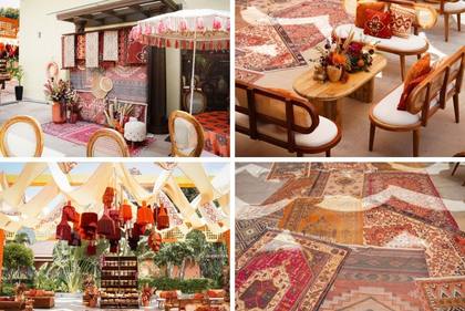 Backdrop and Lounge — Mehendi decor — Mulberry Shades Bengaluru