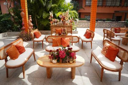 Lounge — Mehendi decor — Mulberry Shades Bengaluru