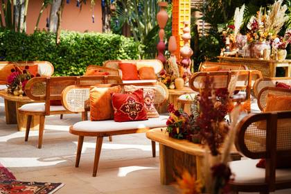 Lounge — Mehendi decor — Mulberry Shades Bengaluru