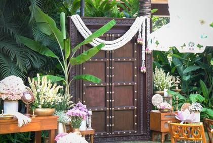 Backdrop and Photo-op — Mehendi decor — Mulberry Shades Bengaluru