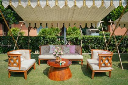 Lounge — Mehendi decor — Mulberry Shades Bengaluru