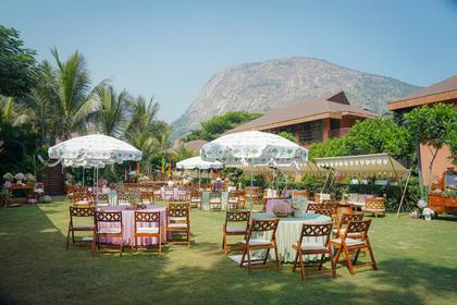 Tablescape and Lounge — Mehendi decor — Mulberry Shades Bengaluru