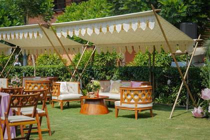 Lounge — Mehendi decor — Mulberry Shades Bengaluru