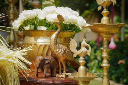 Floral detail — wedding decor — Mulberry Shades Bengaluru
