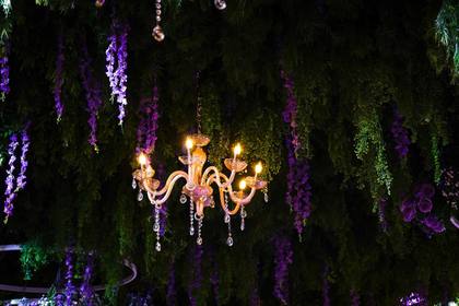 Ceiling — Reception decor — Shangri-La Bengaluru