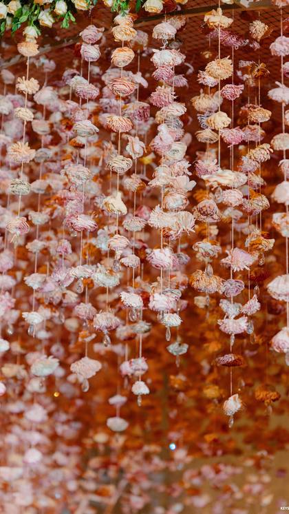 Ceiling — wedding decor — Shangri-La Bengaluru