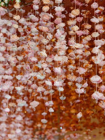 Ceiling — wedding decor — Shangri-La Bengaluru