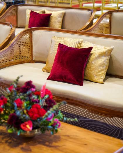 Lounge — Reception decor — Anantya Bengaluru