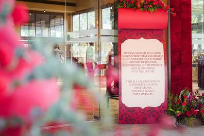 Signage — wedding decor — Anantya Bengaluru