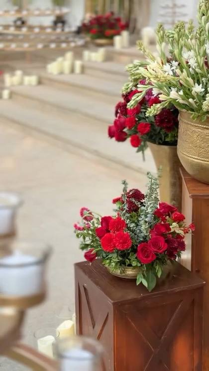 Floral detail and Aisle / Walkway — Wedding decor — Anantya Bengaluru