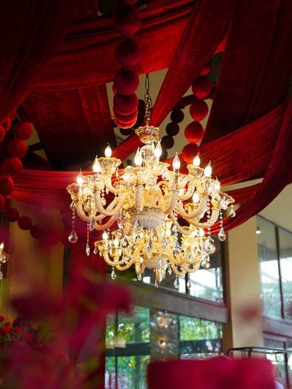 Ceiling — Reception decor — Anantya Bengaluru