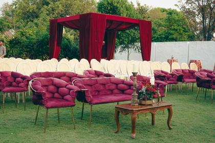 Mandap and Lounge — Wedding decor — Smavana