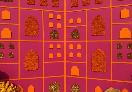 Backdrop — Mehendi decor — Merlis Coimbatore