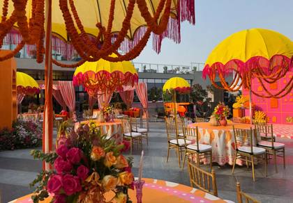 Tablescape and Lounge — Mehendi decor — Merlis Coimbatore