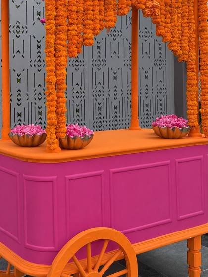 Bar and Backdrop — Mehendi decor — Merlis Coimbatore